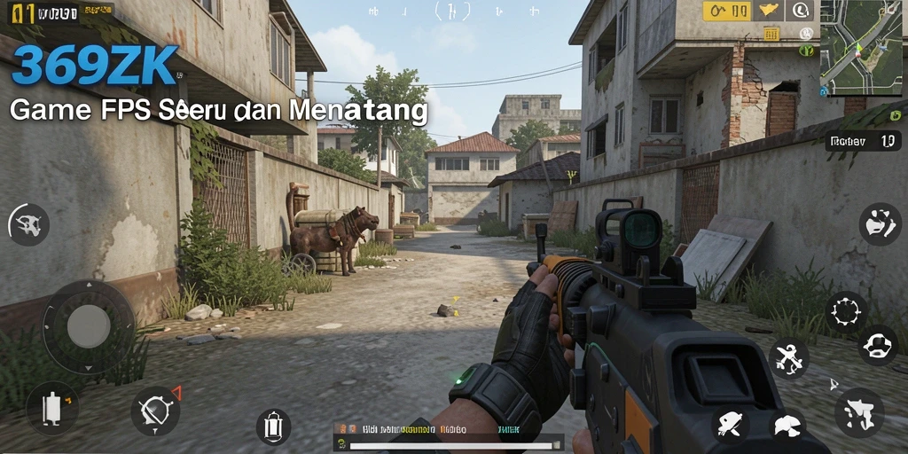 Screenshot gameplay 369ZK yang menampilkan aksi tembak-menembak intens.