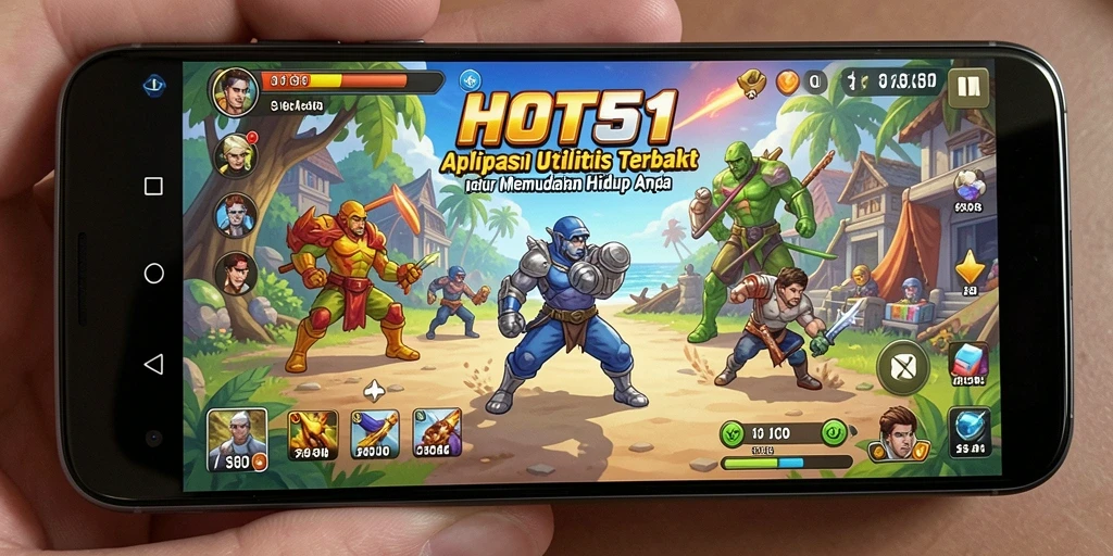 Screenshot HOT51 menampilkan antarmuka aplikasi yang intuitif dan fitur-fitur berguna.