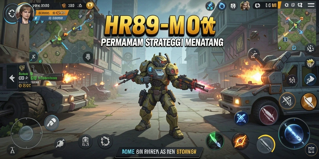 Tangkapan layar gameplay HR89 menunjukkan aksi strategi yang mendebarkan.