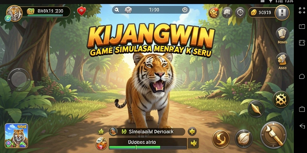 Screenshot gameplay KIJANGWIN yang menarik dan interaktif.