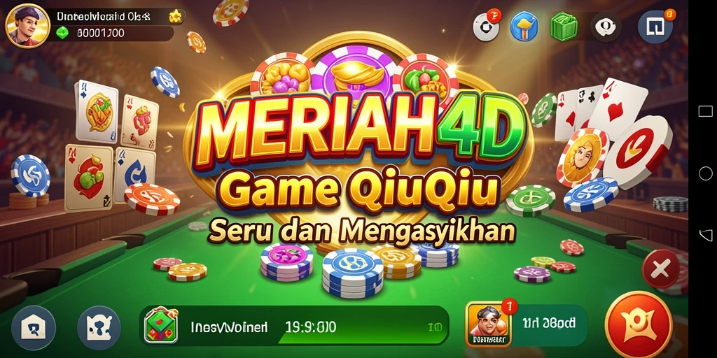 Tampilan gameplay QiuQiu yang menegangkan di MERIAH4D.