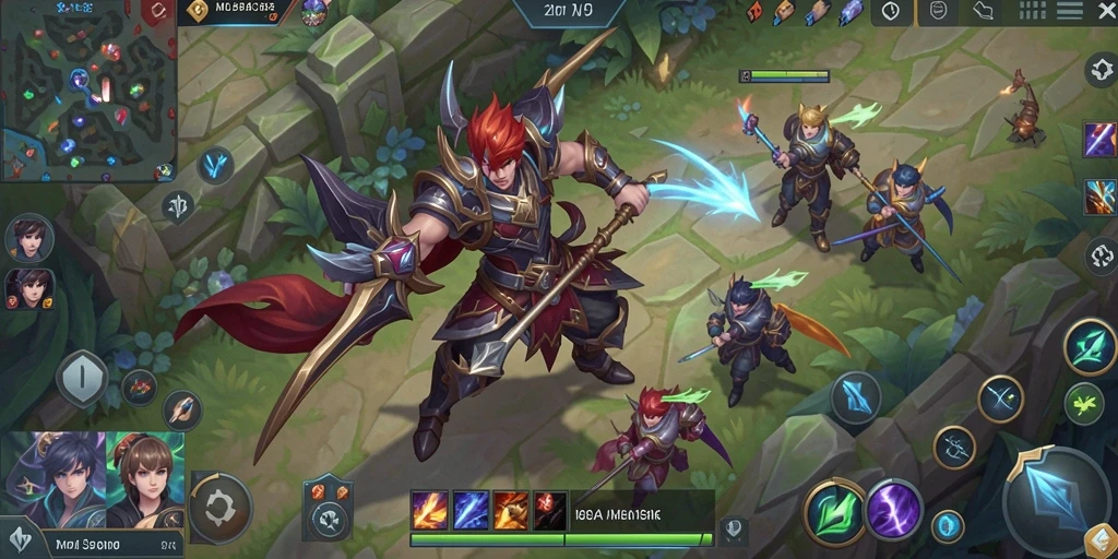 Screenshot gameplay MLBB8 menampilkan aksi seru dan strategi cerdas.