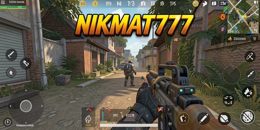 Tampilan antarmuka permainan TPS yang seru dan dinamis.