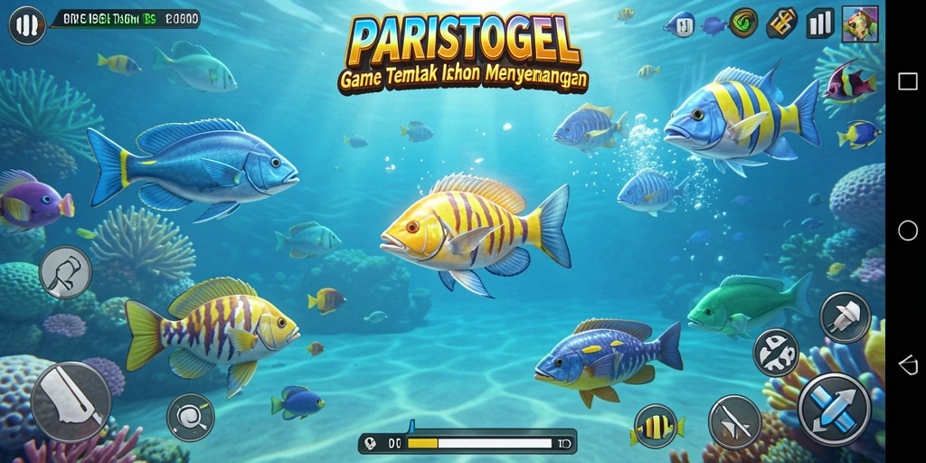 Screenshot gameplay Tembak Ikan yang seru di PARISTOGEL.