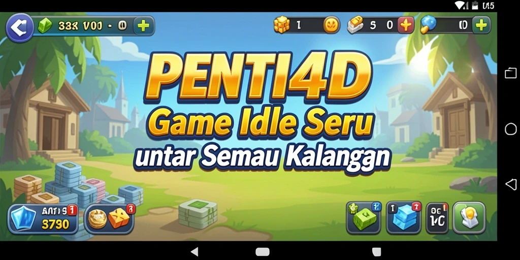 Tampilan gameplay PENITI4D yang menarik dan interaktif.