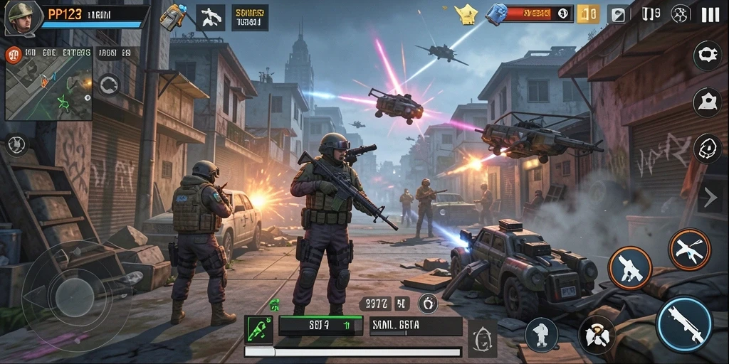 Tampilan gameplay PP123 yang memukau dan penuh strategi.